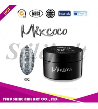 Mixcoco Platinum gelinis nagų lakas 002