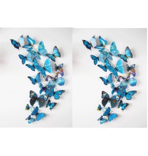 3D mėlyni magnetiniai drugeliai