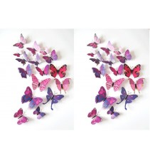3D bordo magnetiniai drugeliai