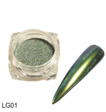 Chameleoninė veidrodinė nagų pudra LG01