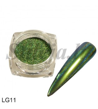 Chameleoninė veidrodinė nagų pudra LG11